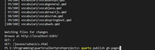 Lab#MD01-1: Create and publish by Quarto – albertprofe wiki